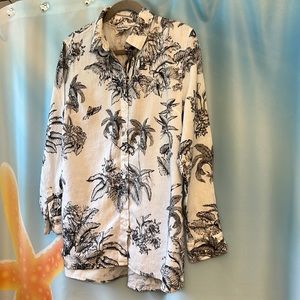 Tommy Bahama linen blouse